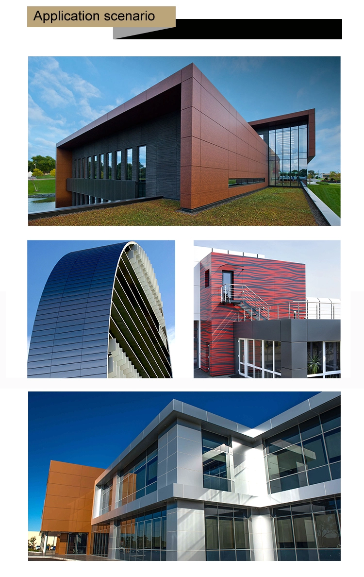 RUCOBOND Construction Wall Cladding Decorative Aluminum Composite Panel 4mm ACP